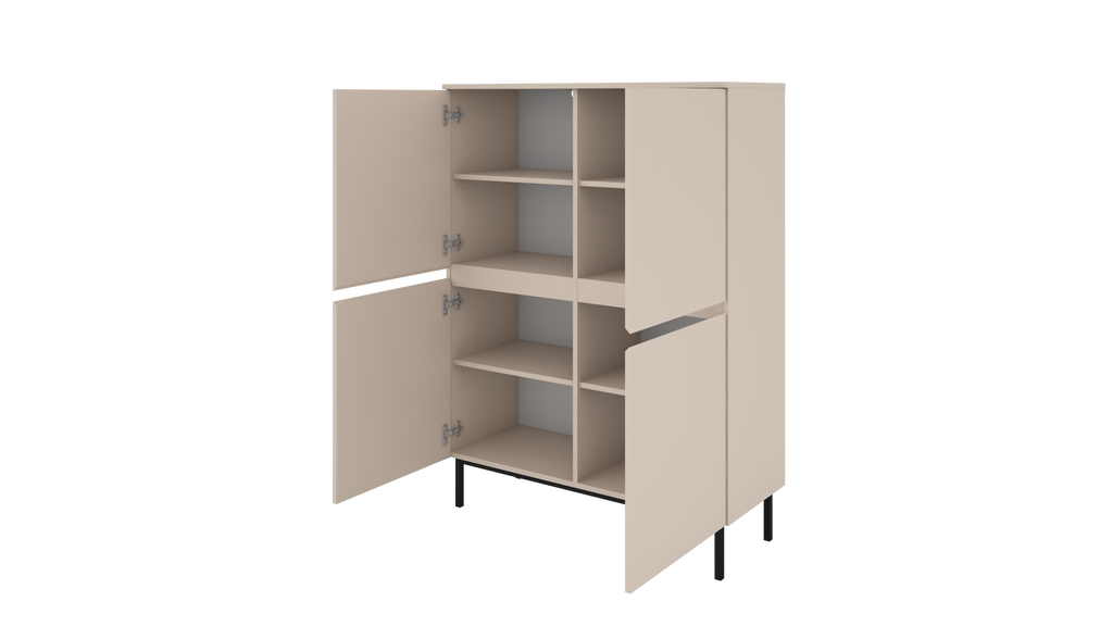 ARNI Tall Sideboard - Beige