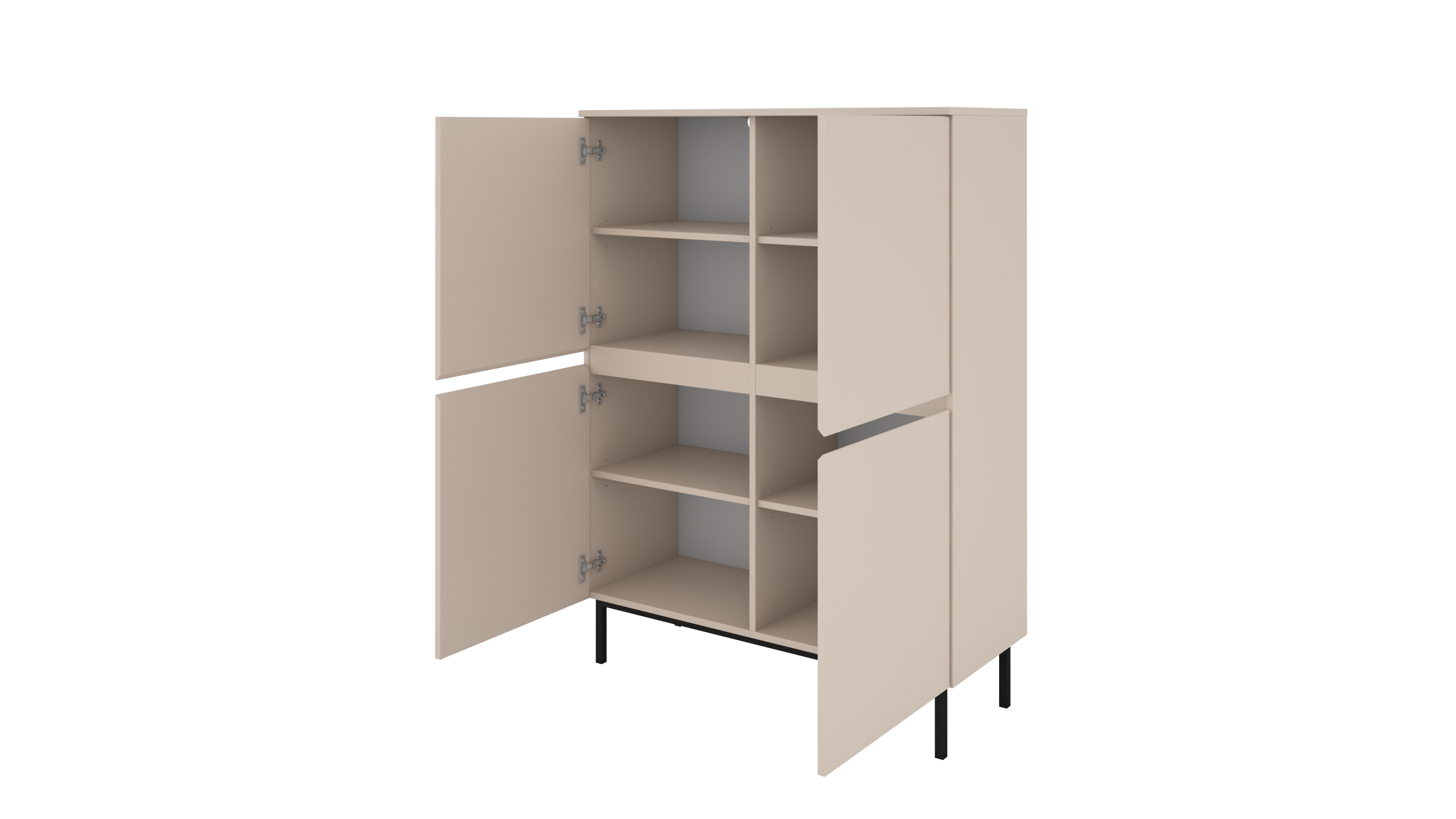 ARNI Tall Sideboard - Beige