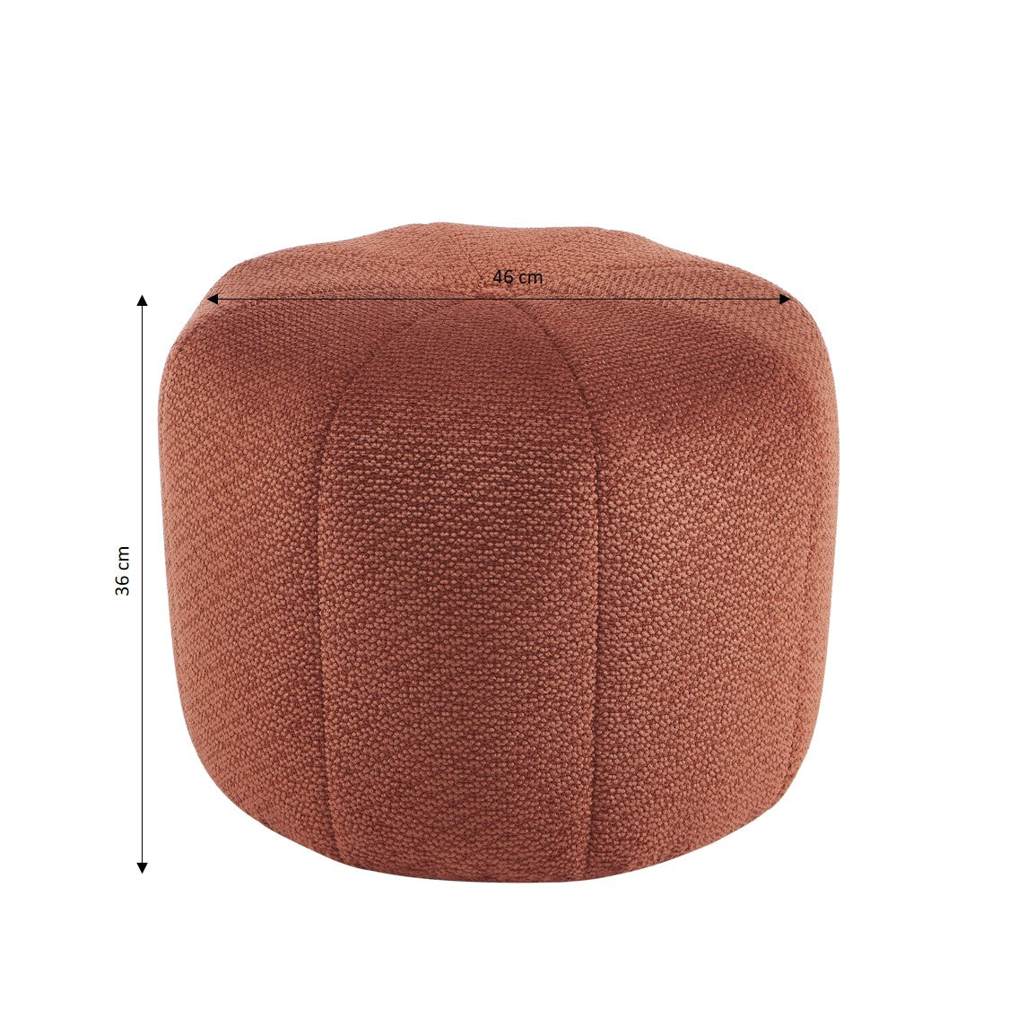 ASSA Pouf - Terracotta