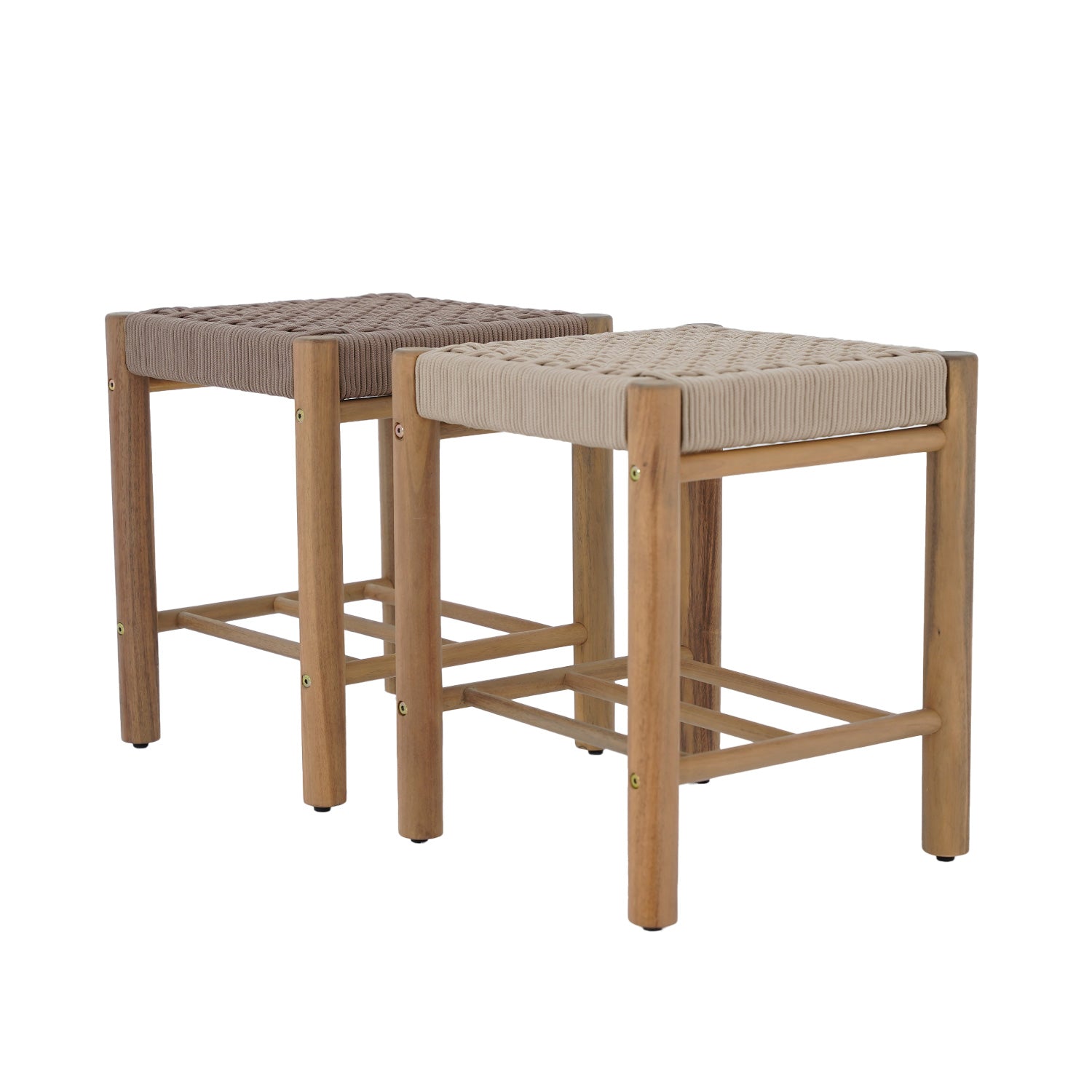 AVI Indoor and Outdoor Stool - Beige