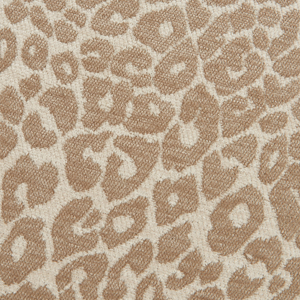 AWA Printed Leopard Pouf - Beige