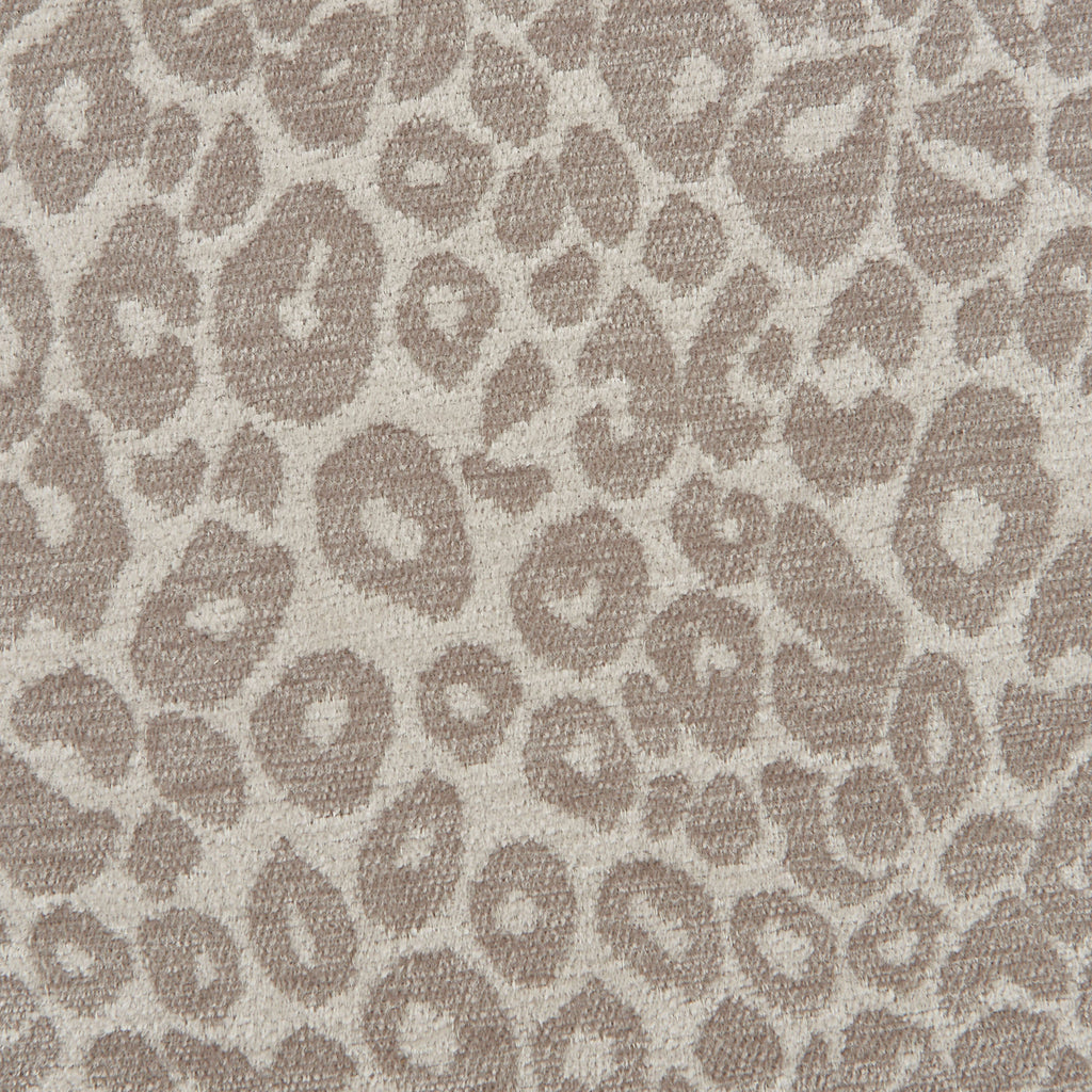 AWA Printed Leopard Pouf - Gray