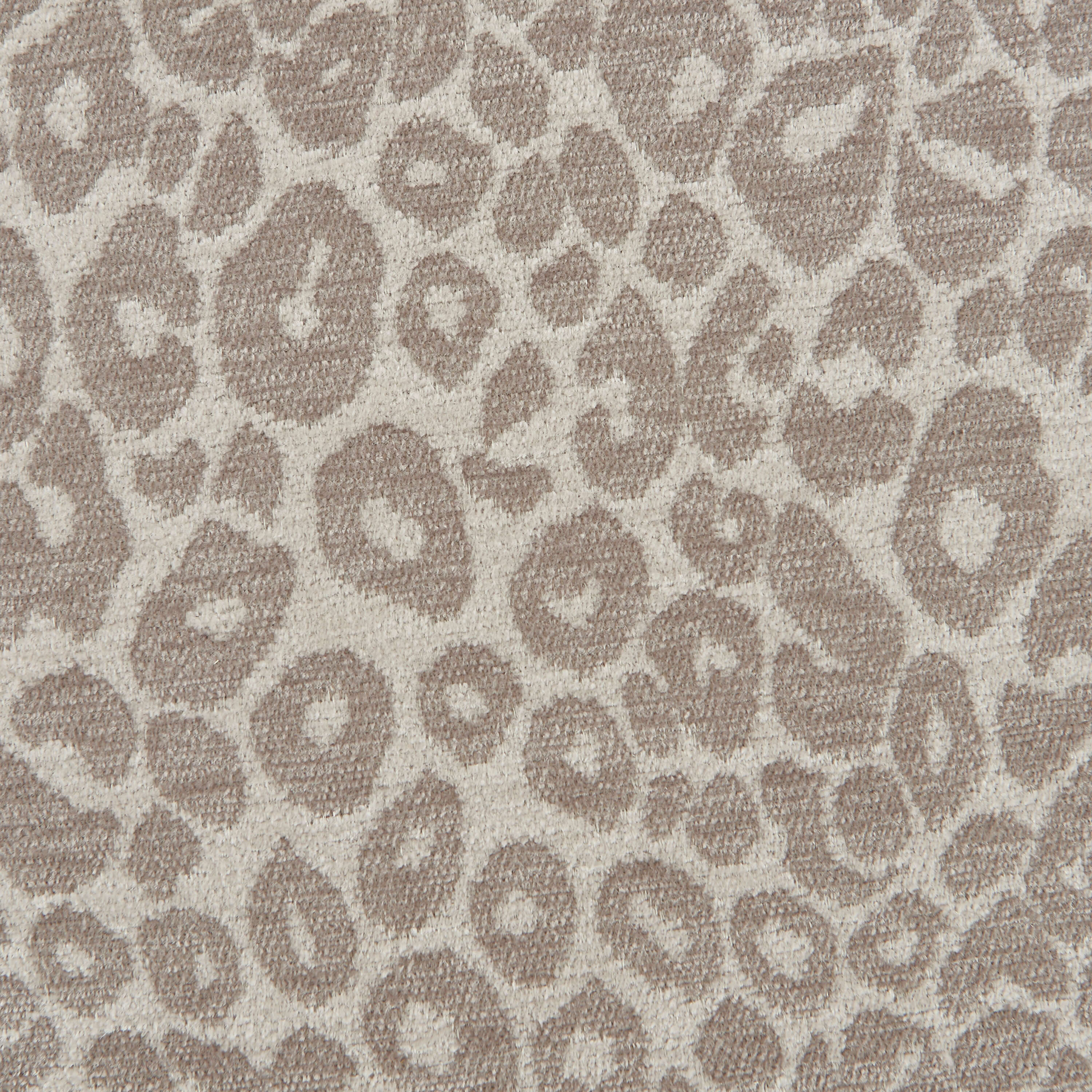 AWA Printed Leopard Pouf - Gray