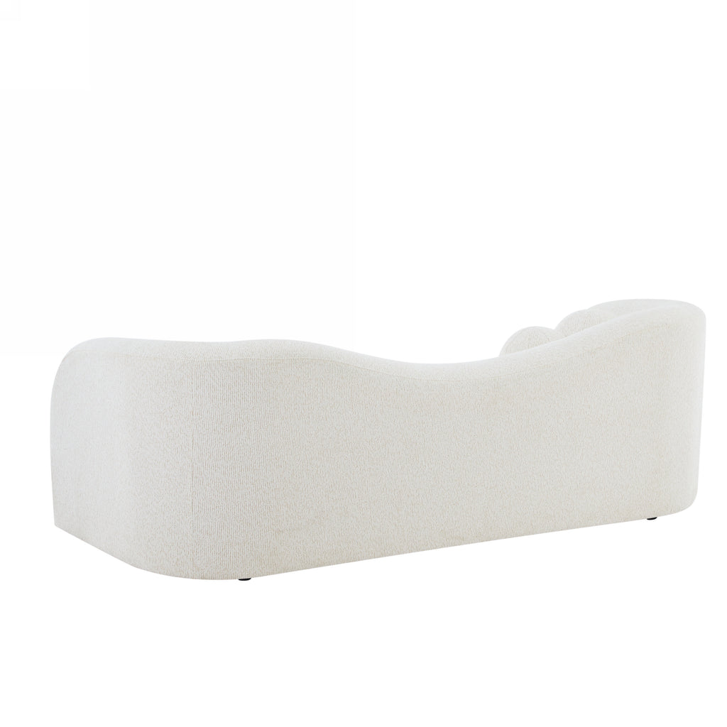 BACALA Fixed 3-Seater Sofa – Chenille Fabric Living Room Furniture