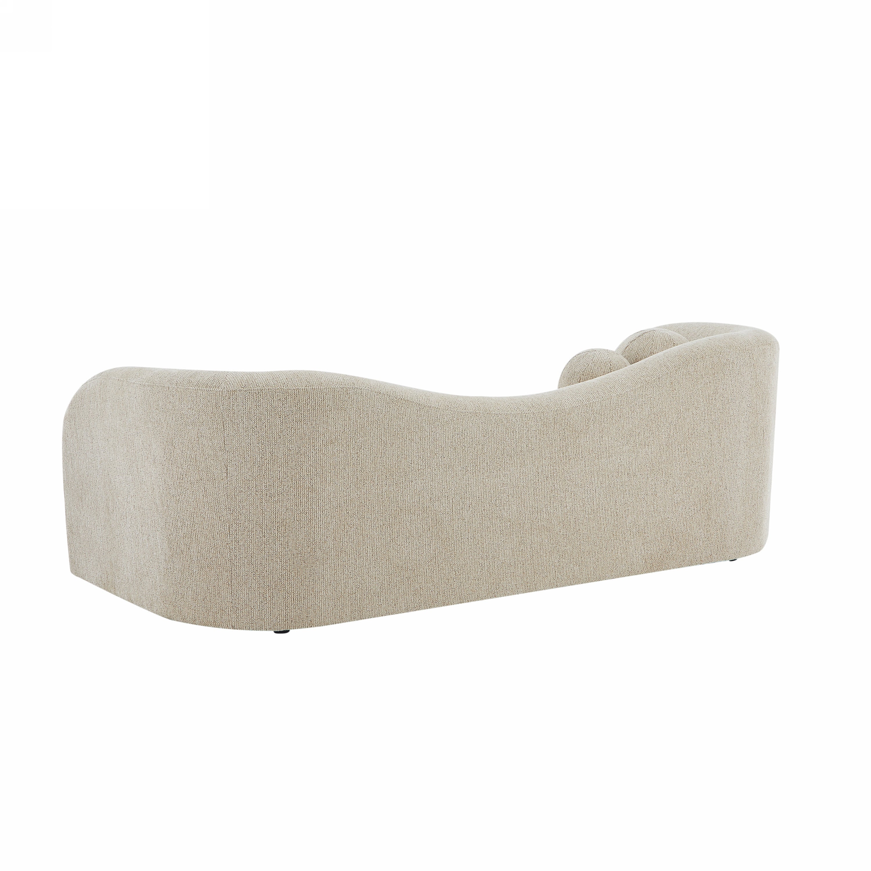 BACALA Fixed 3-Seater Sofa – Chenille Fabric Living Room Furniture