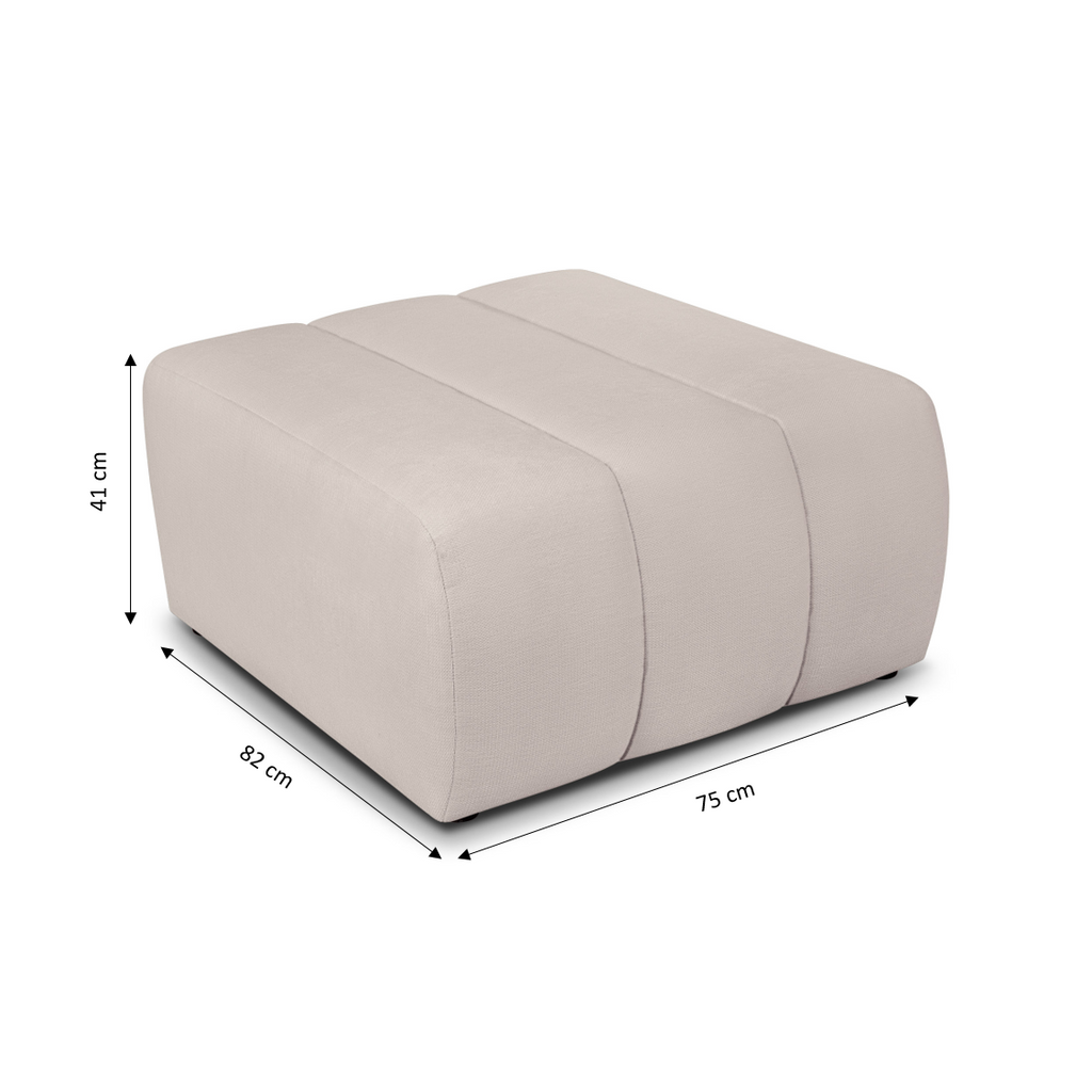 BELEM Pouf - Greige