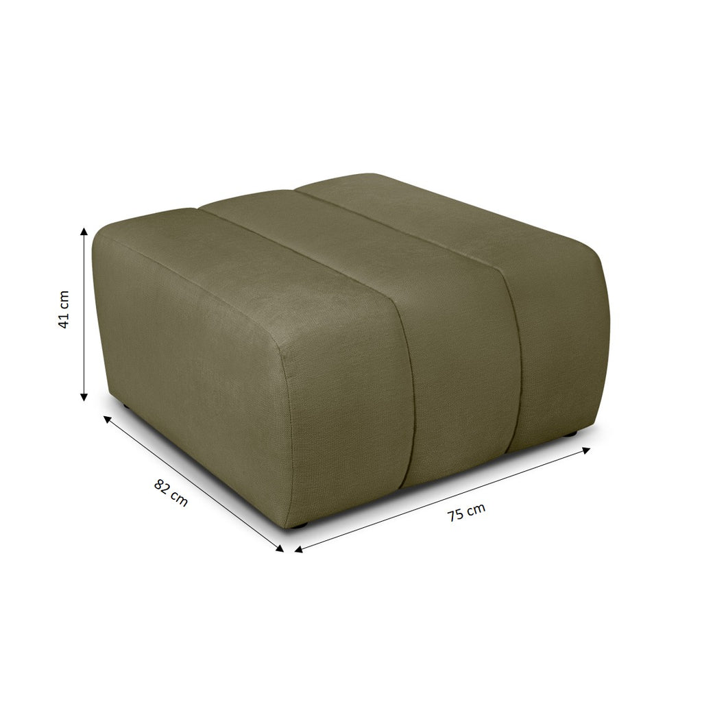 BELEM Pouf - Green