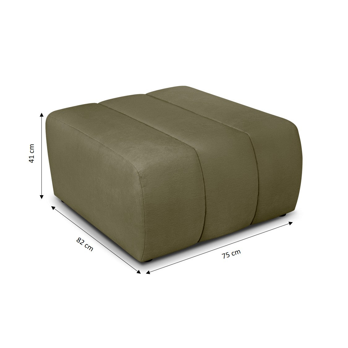 BELEM Pouf - Green