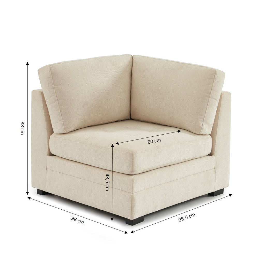 Billie Sofa 3 seater - Beige