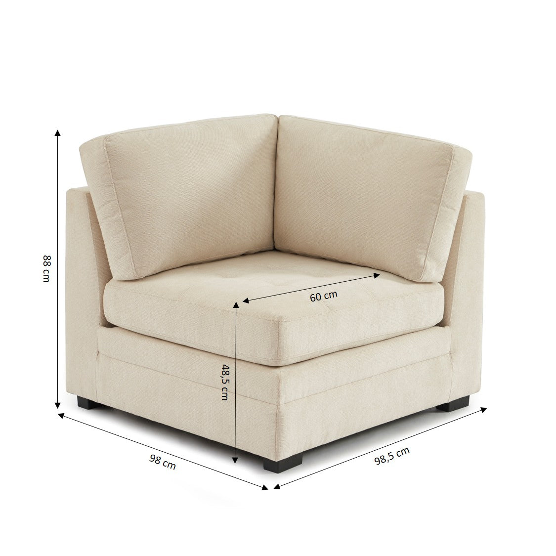 Billie Sofa 3 seater - Beige