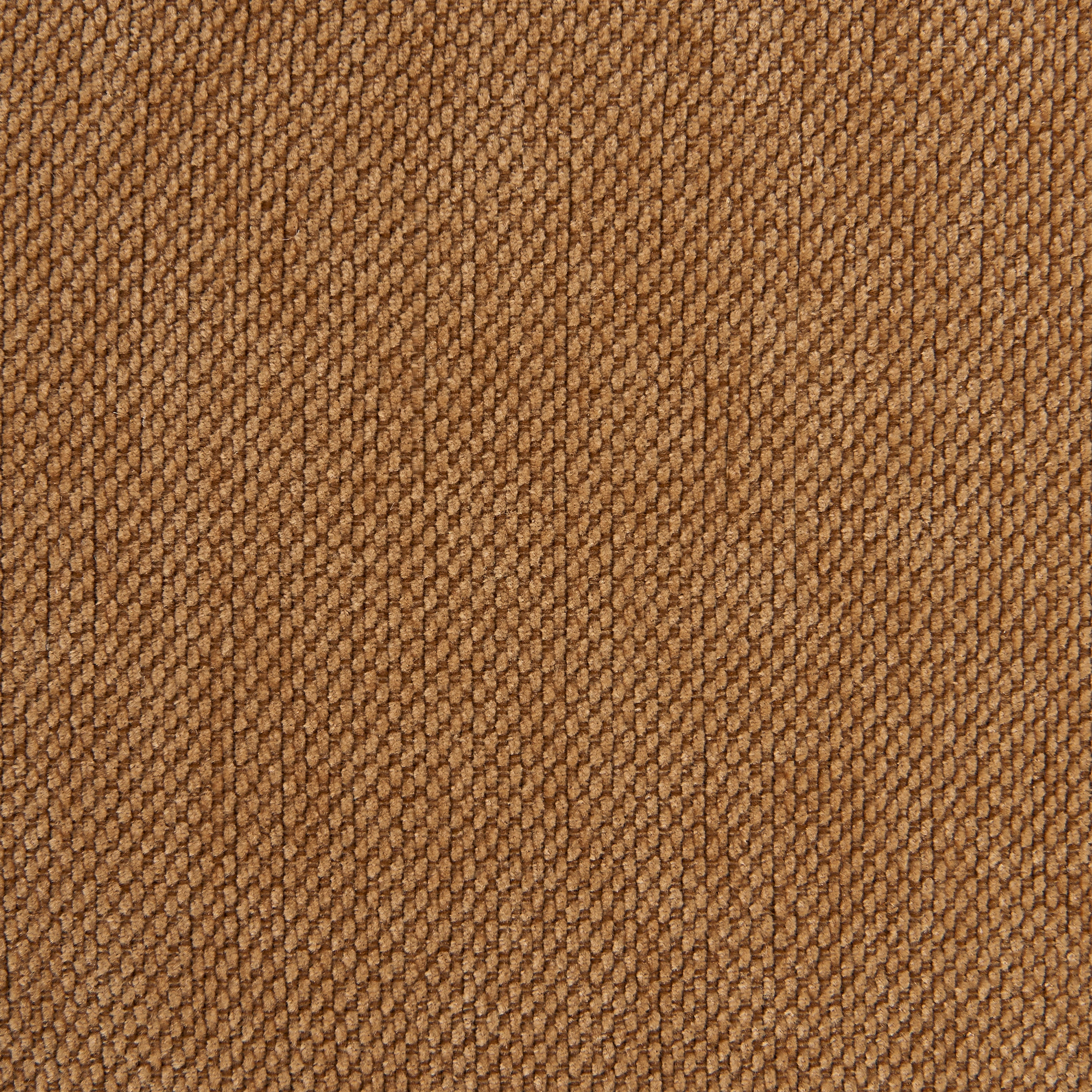 BILLIE Chenille Fabric Pouf with Hidden Storage –Brown