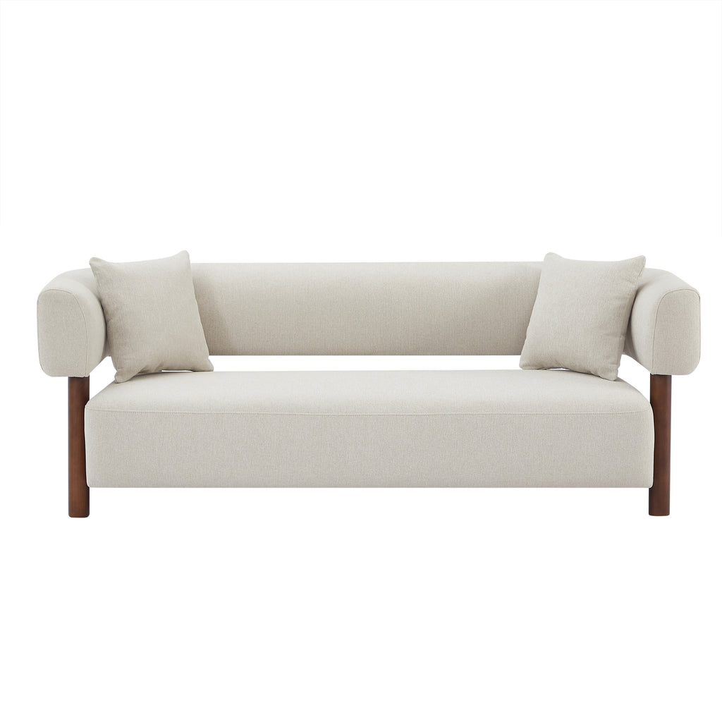 BRAZZA 3-Seater Sofa - White
