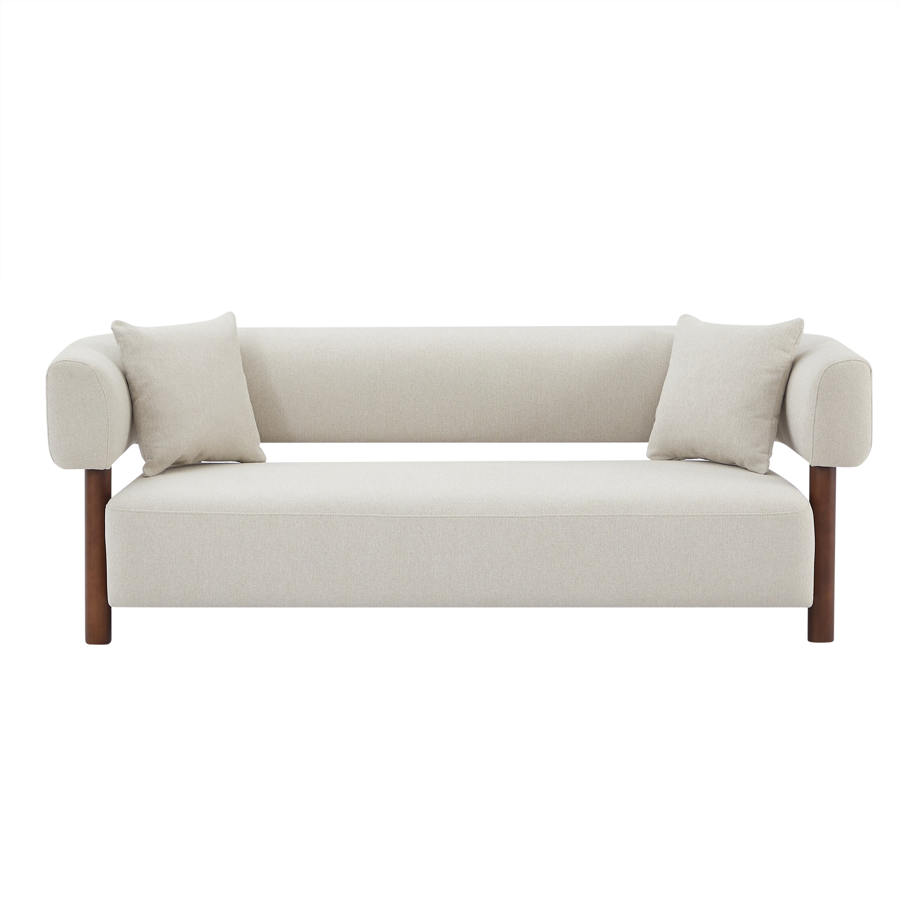 BRAZZA 3-Seater Sofa - White
