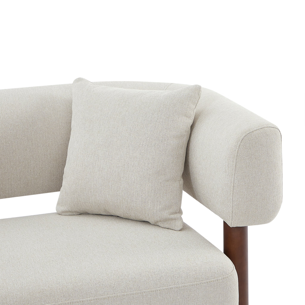 BRAZZA 3-Seater Sofa - White