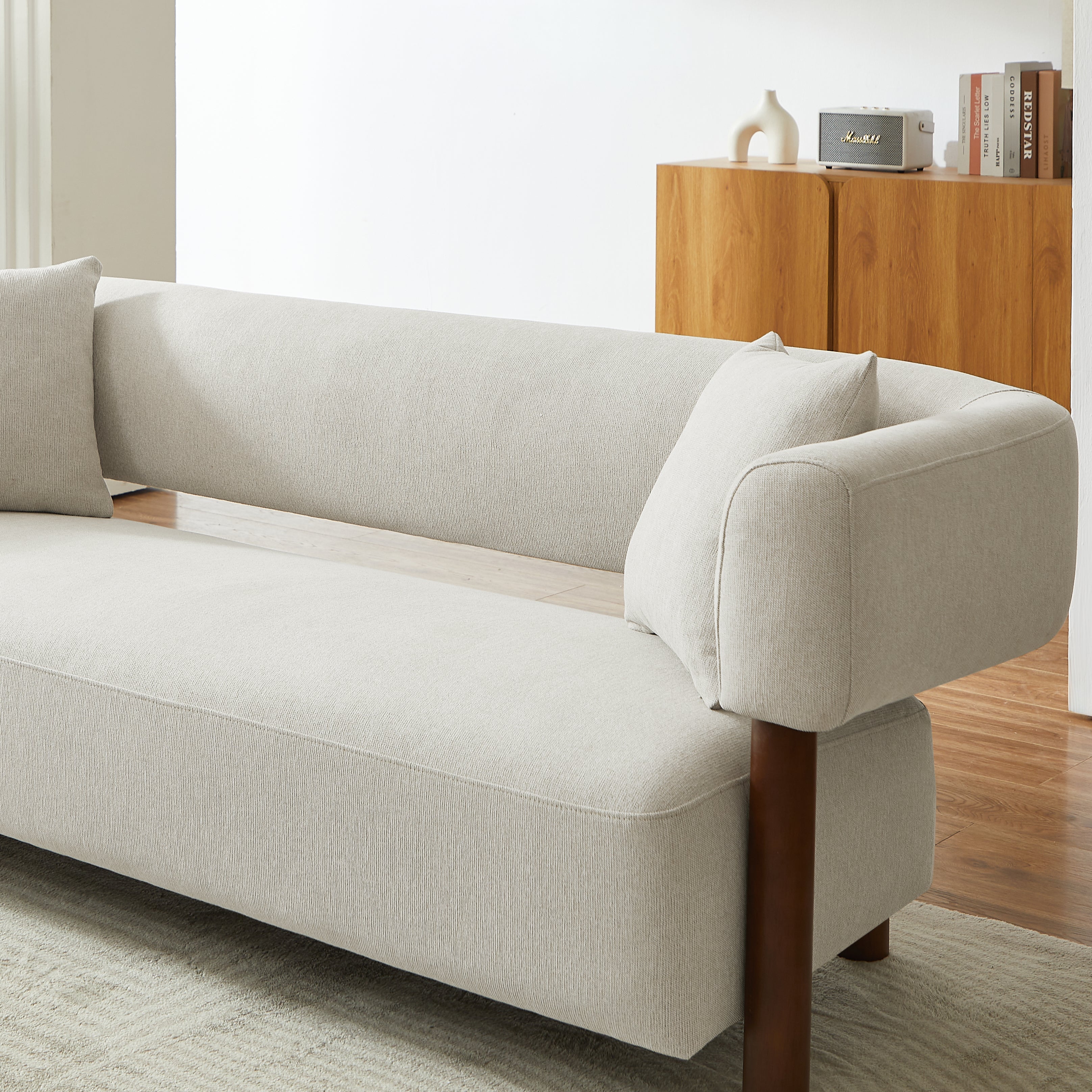 BRAZZA 3-Seater Sofa - White