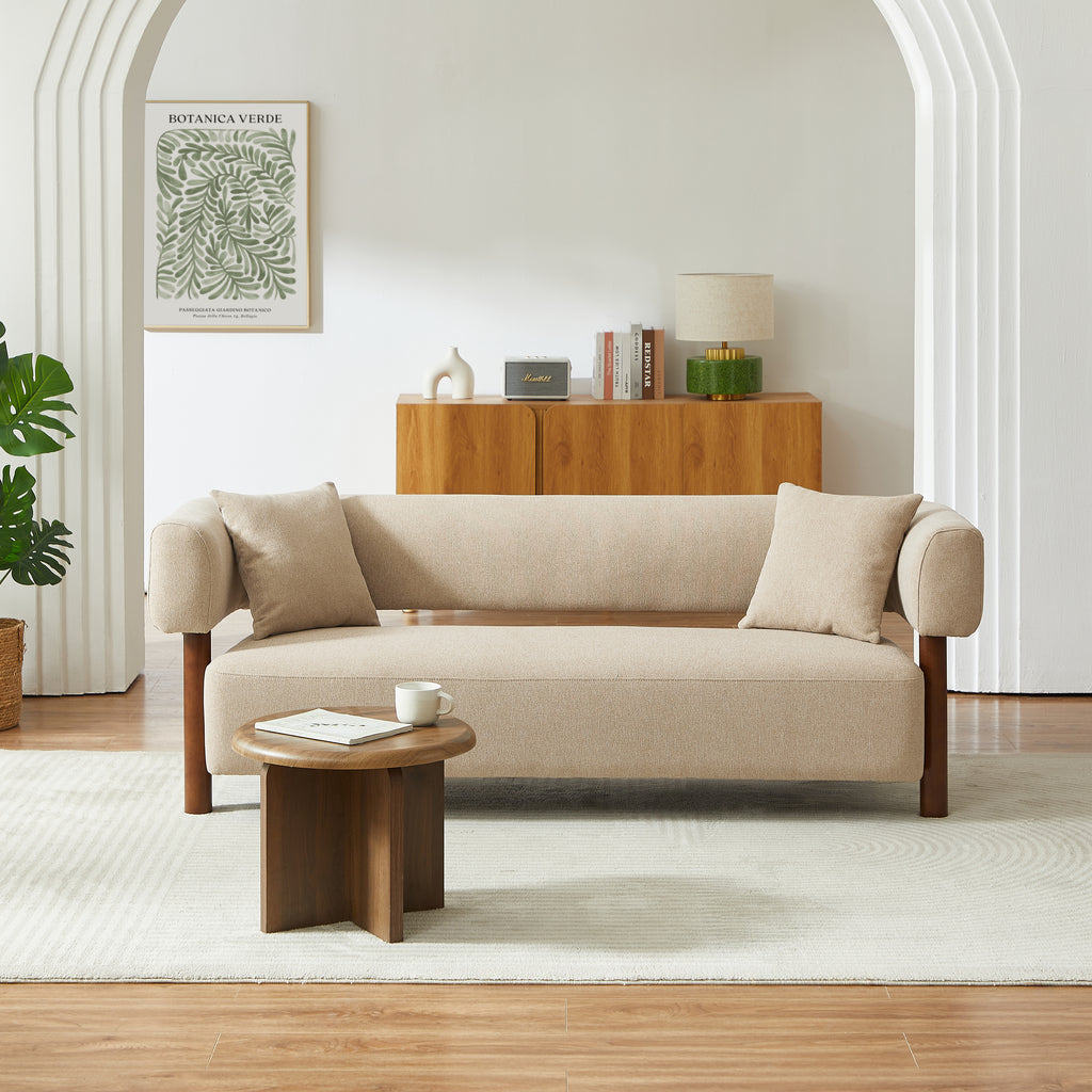 BRAZZA 3-Seater Sofa - Beige