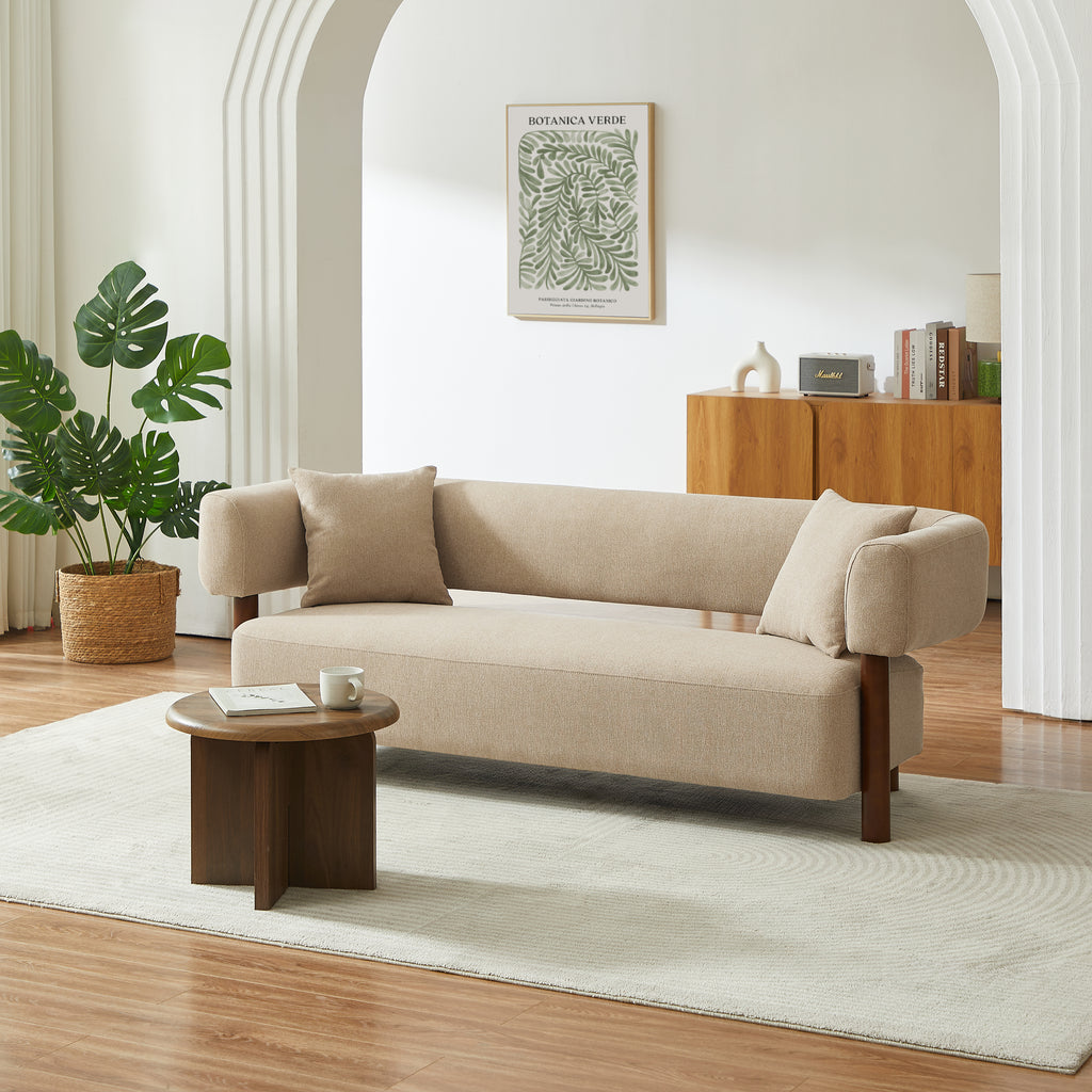 BRAZZA 3-Seater Sofa - Beige