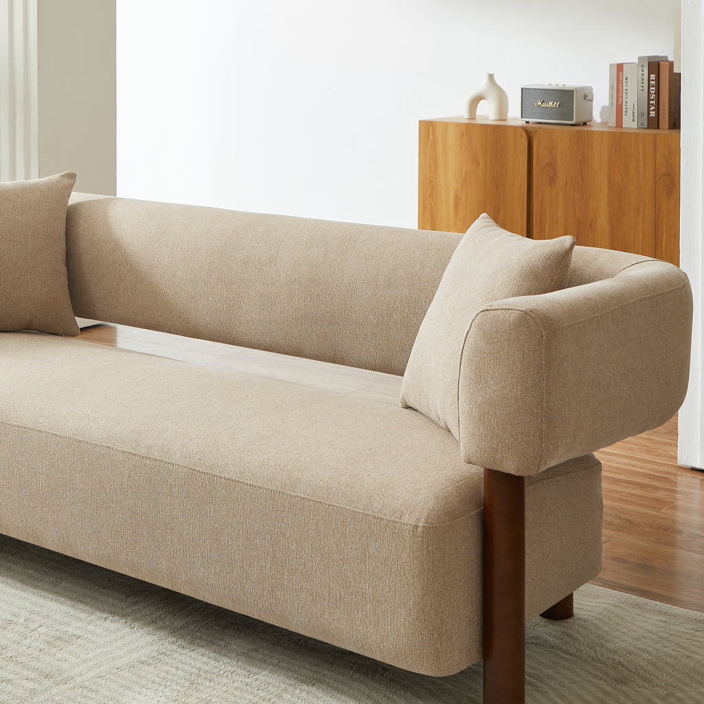 BRAZZA 3-Seater Sofa - Beige