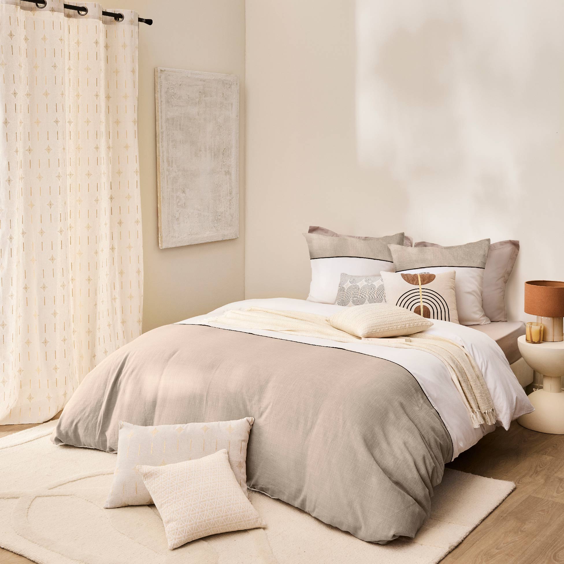BROLE Duvet Cover Set 102" x 94" (3-Piece Set)