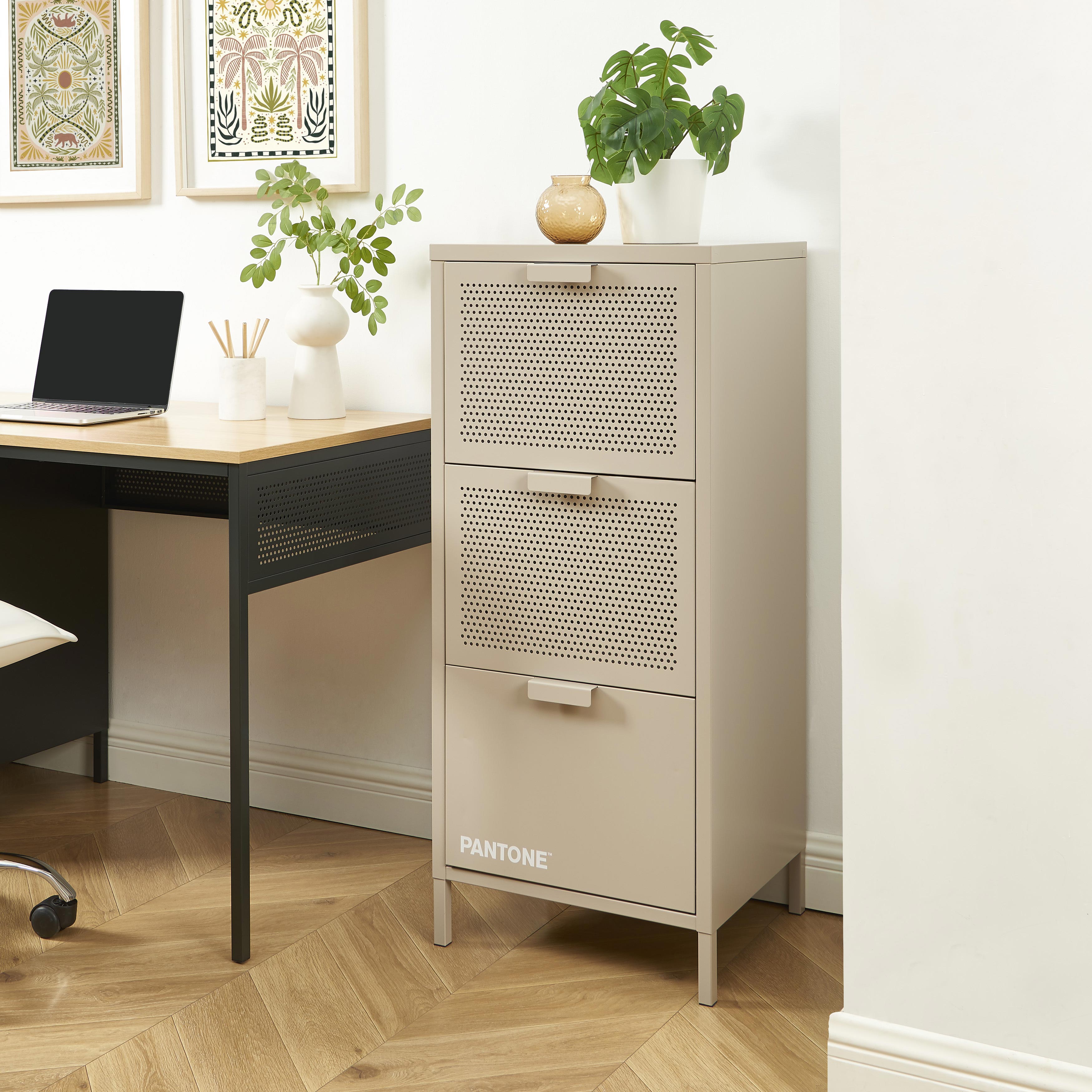 PANTONE® Metal Desk Pedestal with Drawers