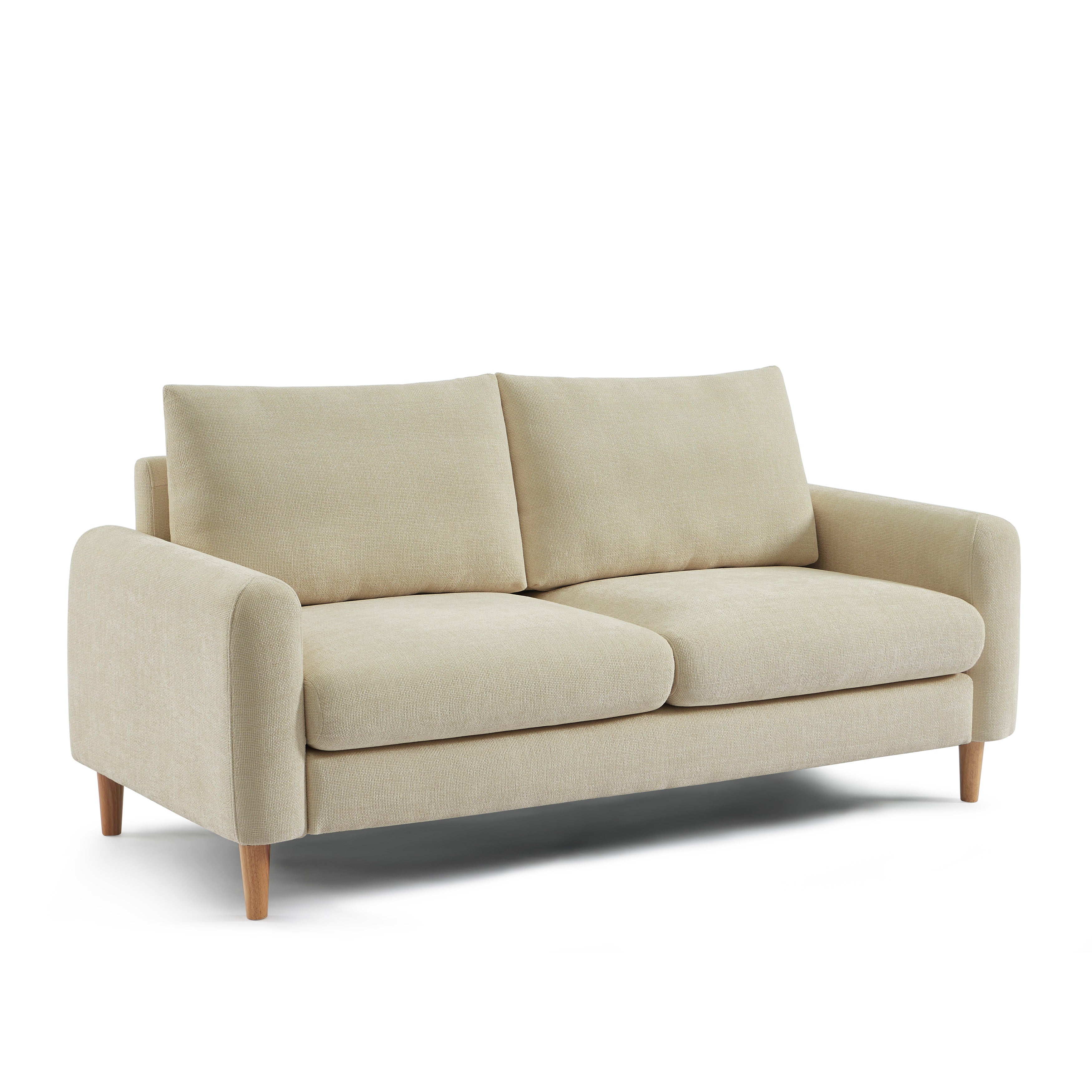 CALIBA 3-Seater Sofa – Chenille Fabric Living Room Furniture