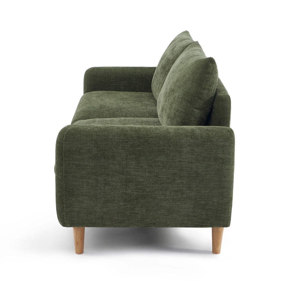 CALIBA 3-Seater Sofa – Chenille Fabric Living Room Furniture