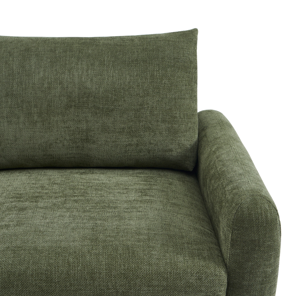 CALIBA 3-Seater Sofa – Chenille Fabric Living Room Furniture