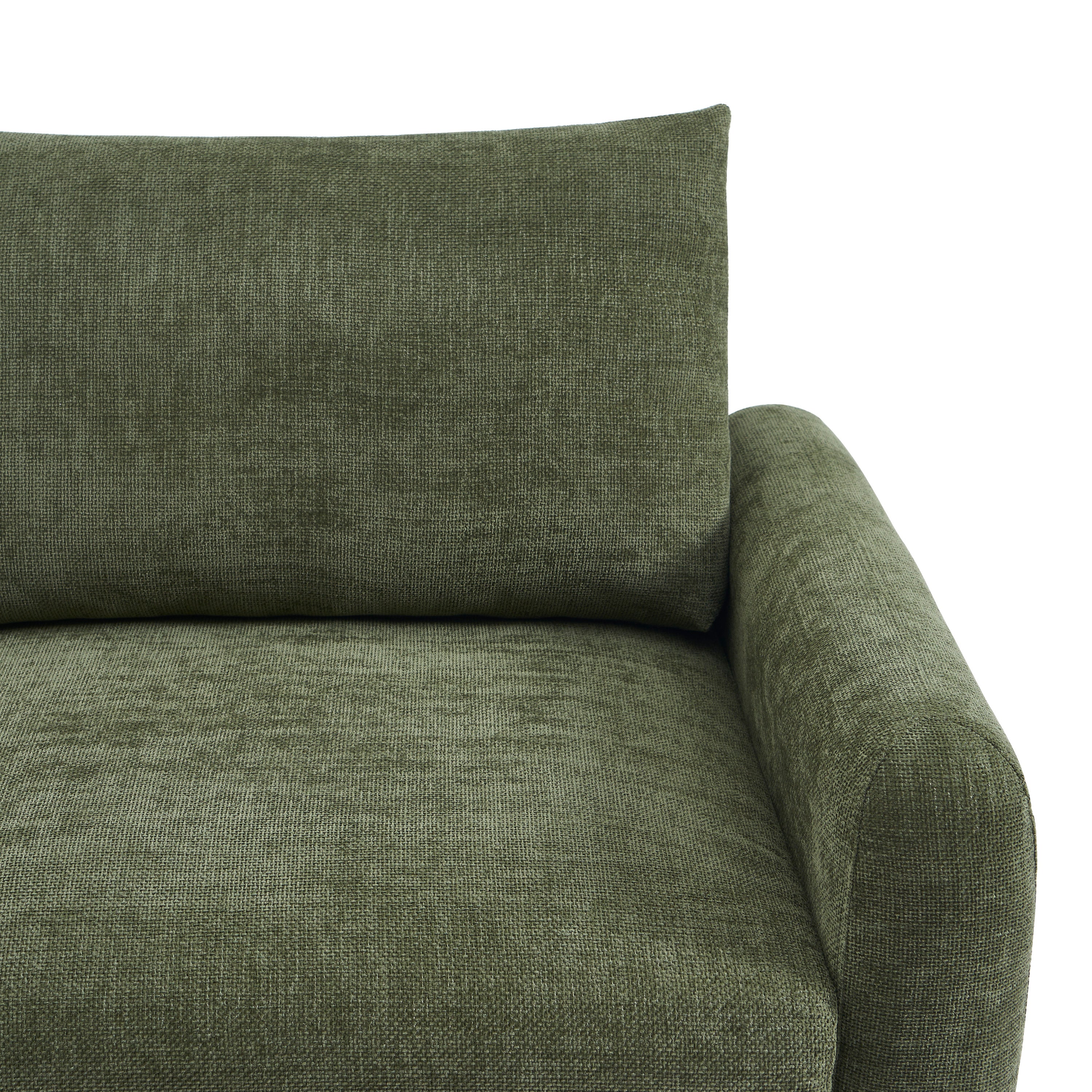 CALIBA 3-Seater Sofa – Chenille Fabric Living Room Furniture