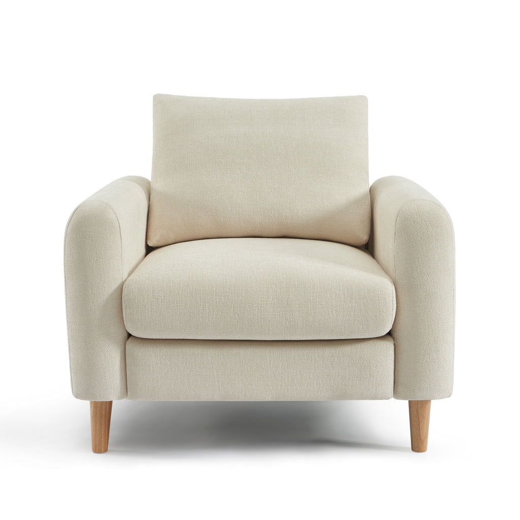 CALIBA 3-Seater + 2-Seater Sofa + 1-Armchair Set – Fabric Living Room Furniture