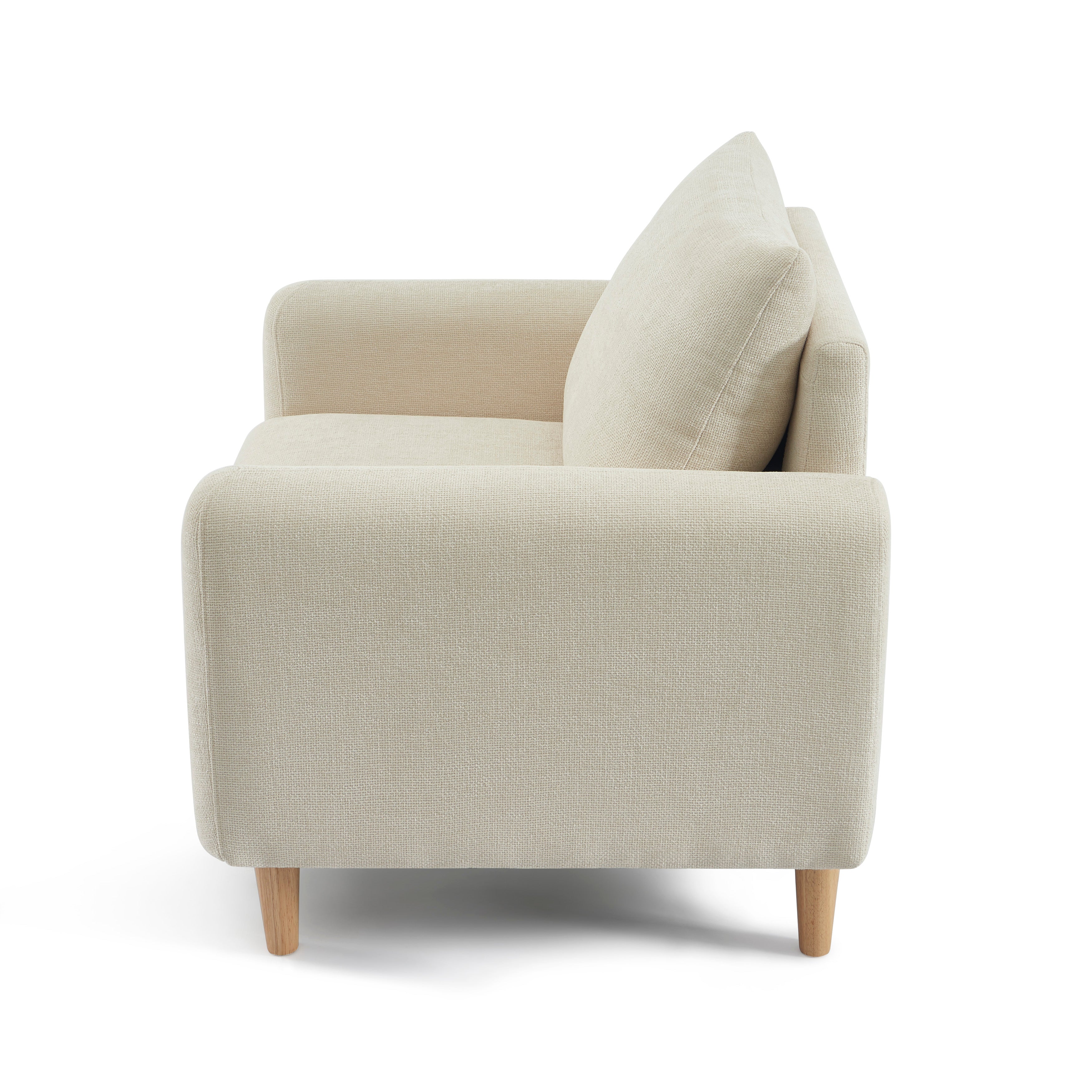 CALIBA 3-Seater + 2-Seater Sofa + 1-Armchair Set – Fabric Living Room Furniture