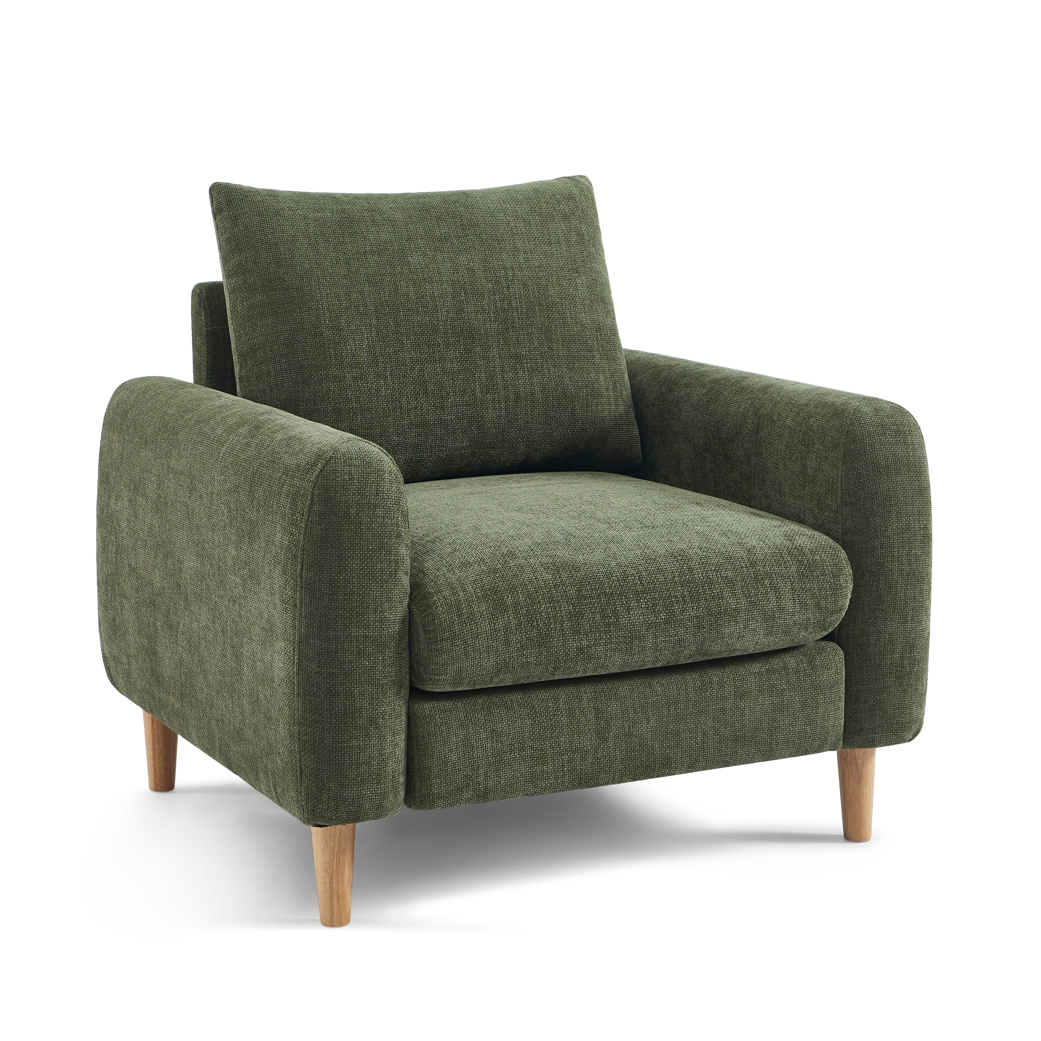 CALIBA 3-Seater + 2-Seater Sofa + 1-Armchair Set – Fabric Living Room Furniture