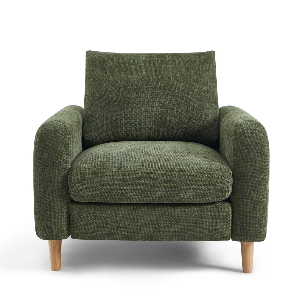 CALIBA 3-Seater + 2-Seater Sofa + 1-Armchair Set – Fabric Living Room Furniture