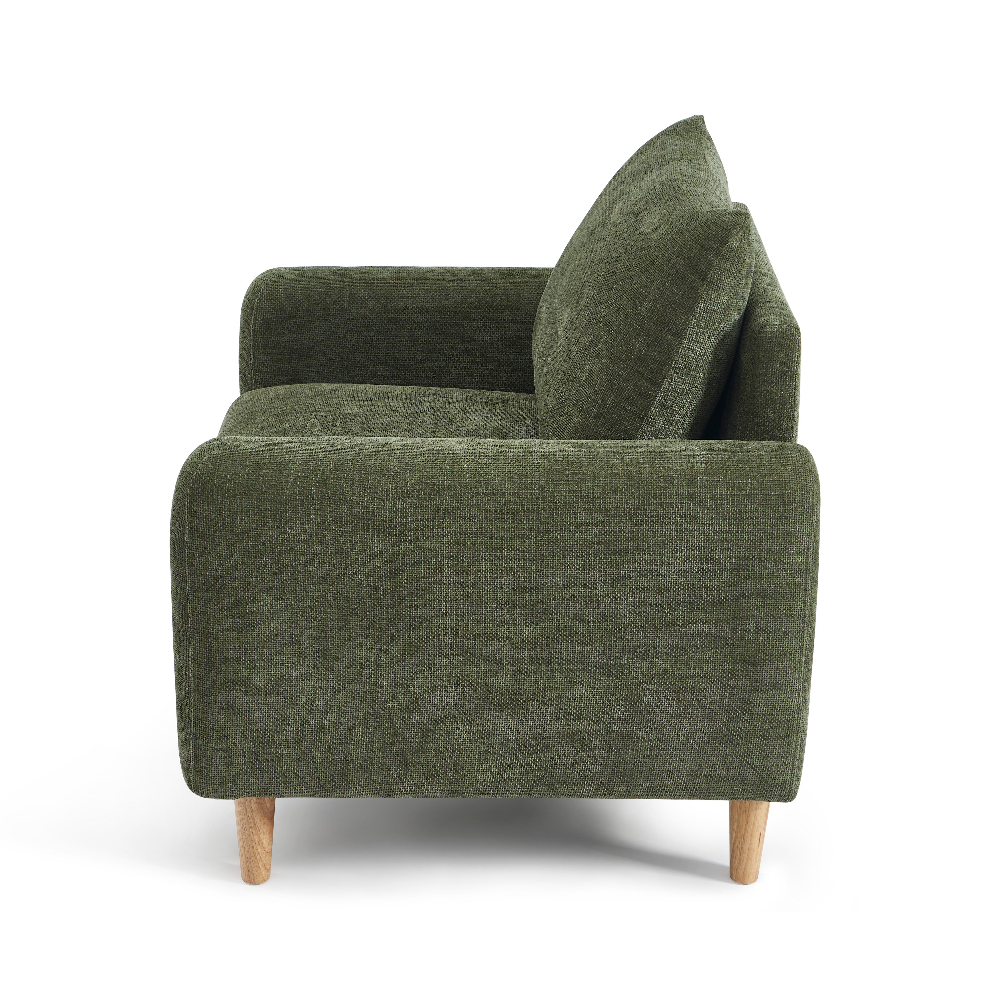 CALIBA Chenille Armchair – Contemporary Accent Chair For Modern Living Spaces
