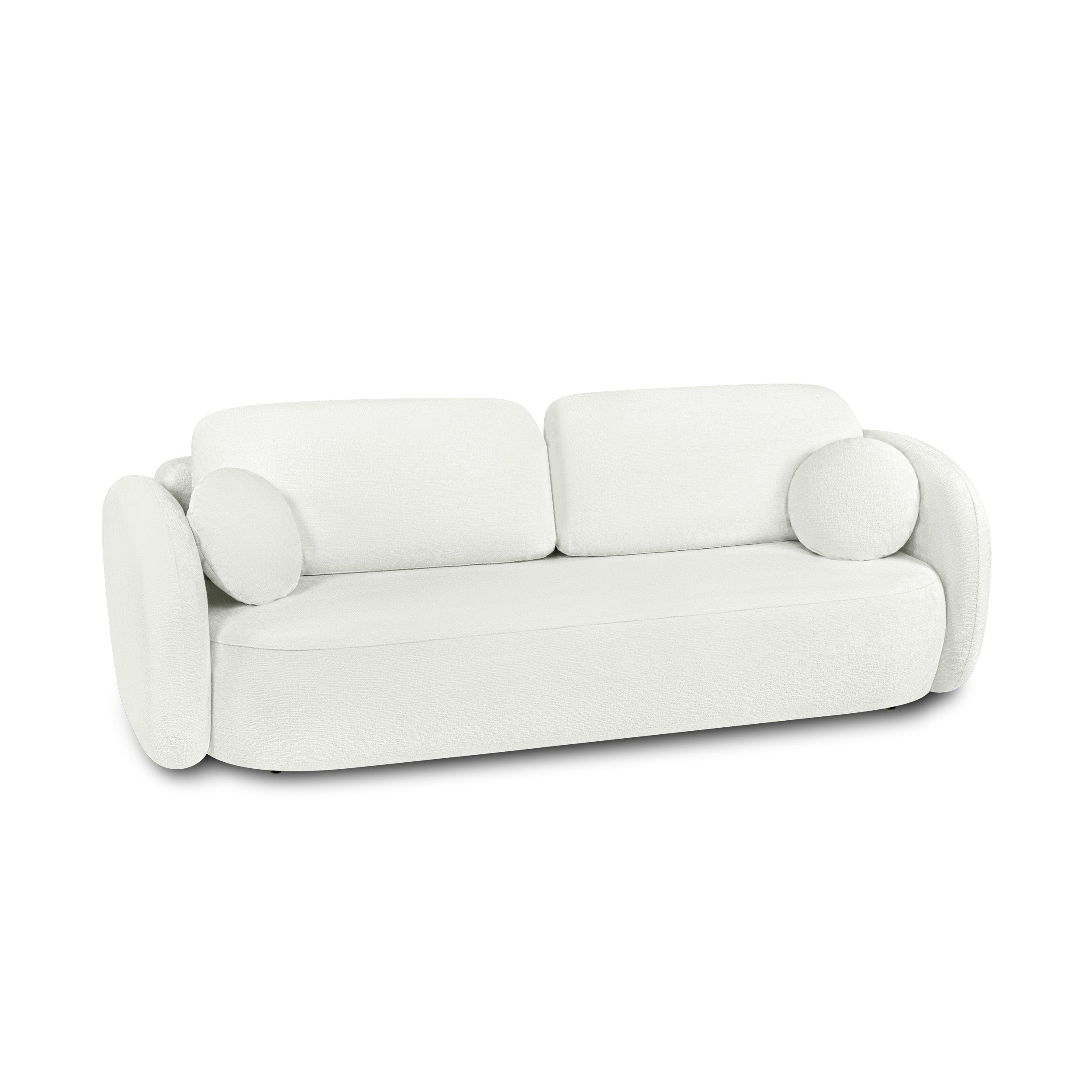 CARLOTTA Fabric Straight Sofa – Beige