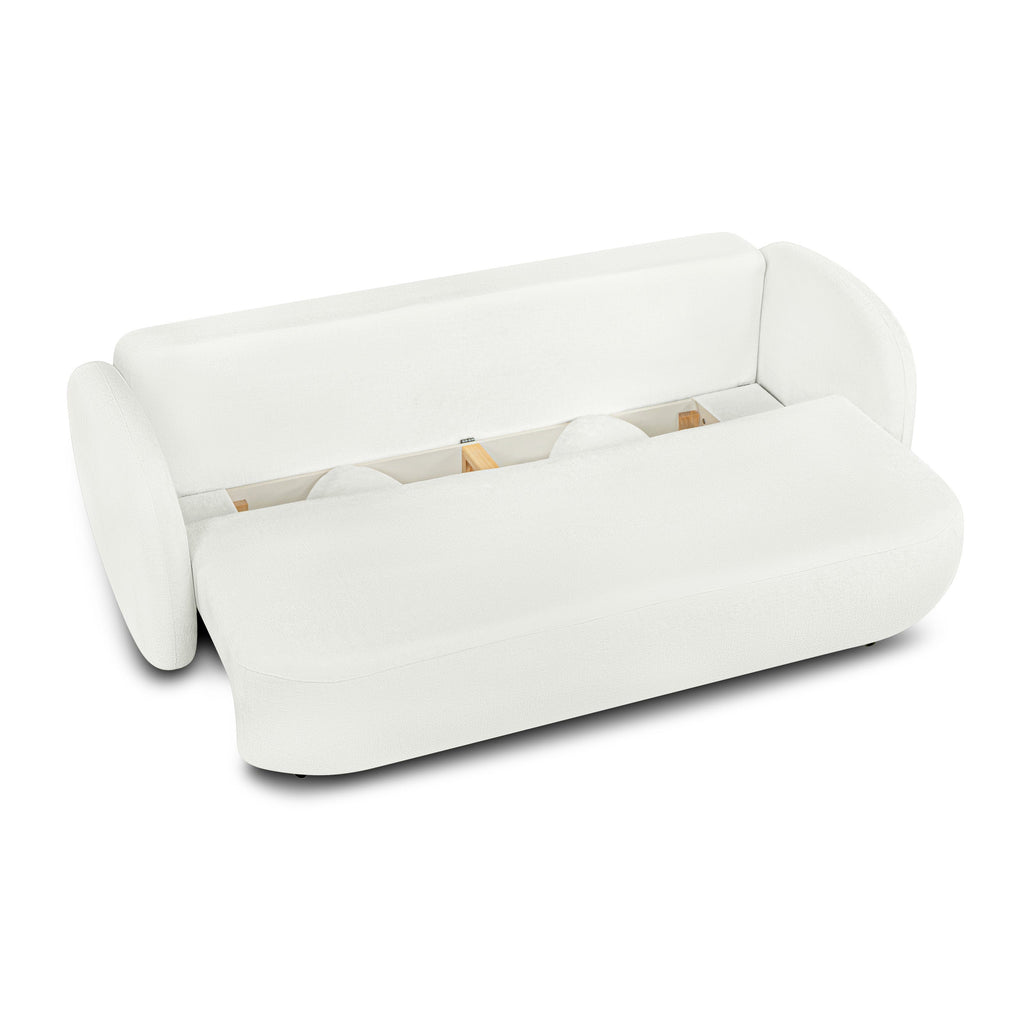 CARLOTTA Fabric Straight Sofa – Beige