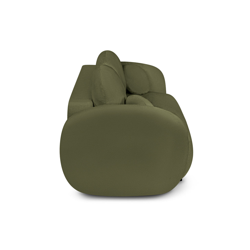 CARLOTTA Fabric Straight Sofa – Khaki
