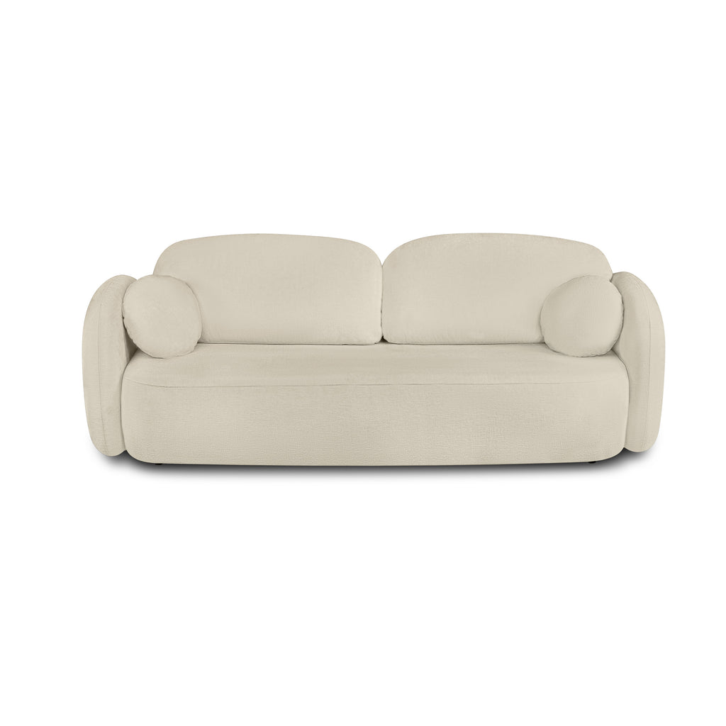 CARLOTTA Fabric Straight Sofa – Greige