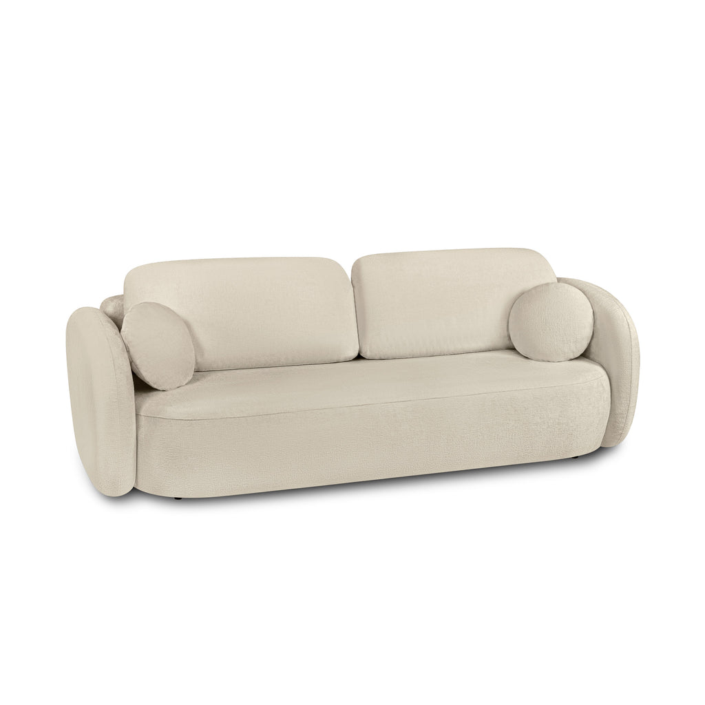 CARLOTTA Fabric Straight Sofa – Greige