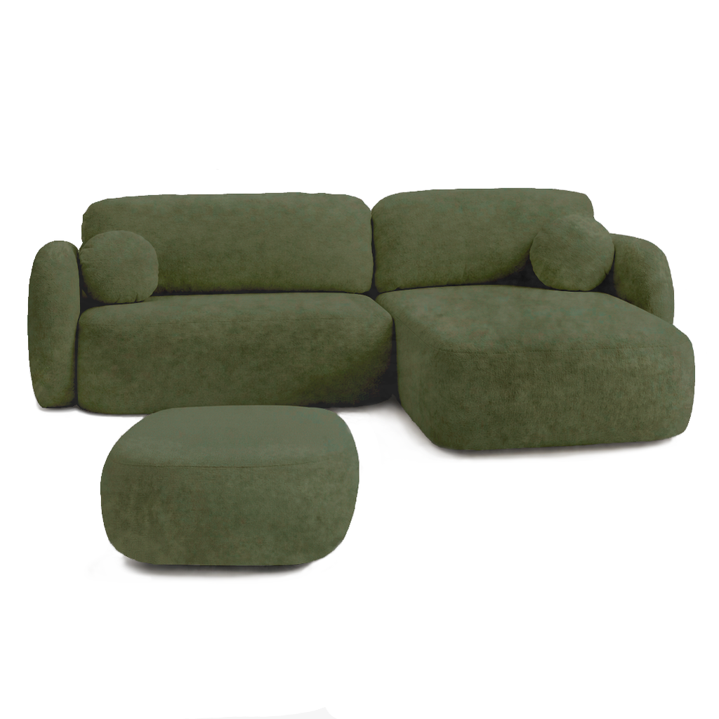 CARLOTTA Pouf - Green