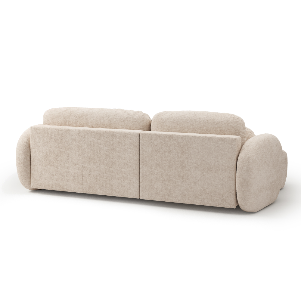 CARLOTTA Fabric Straight Sofa – Greige
