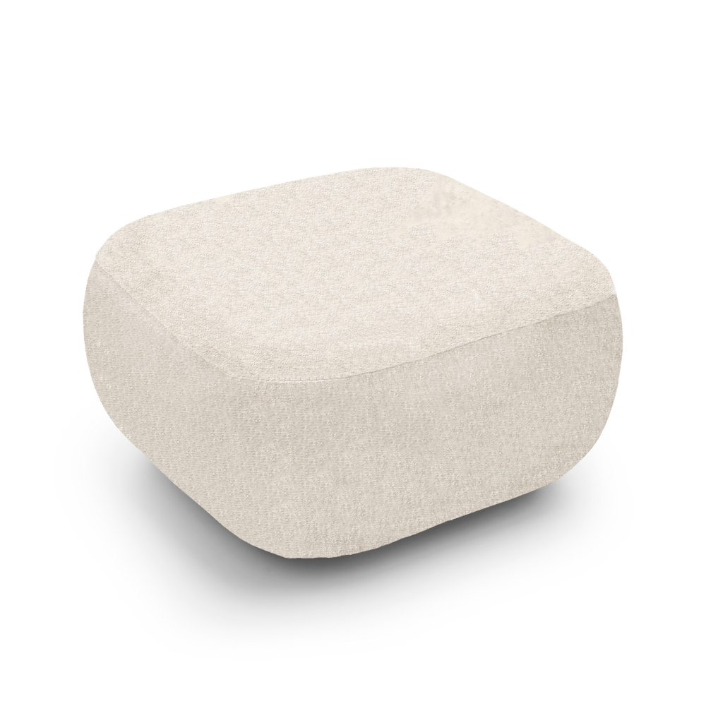 CARLOTTA Pouf - Beige
