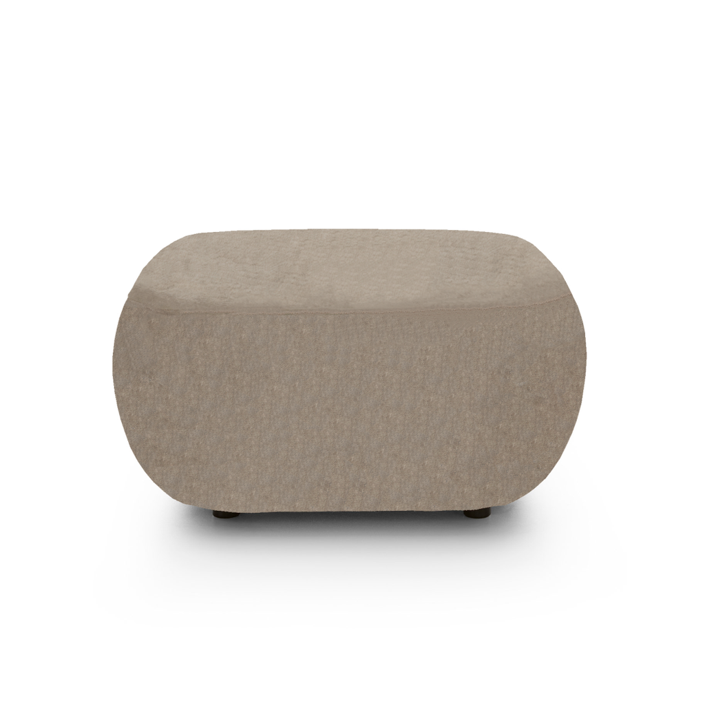 CARLOTTA Pouf - Taupe