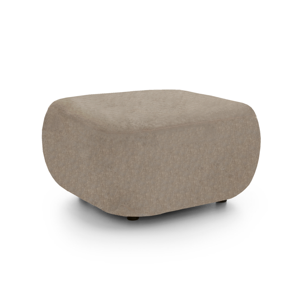 CARLOTTA Pouf - Taupe