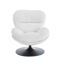 Swivel Armchair Ceres 1 Seater Fabric -White 
