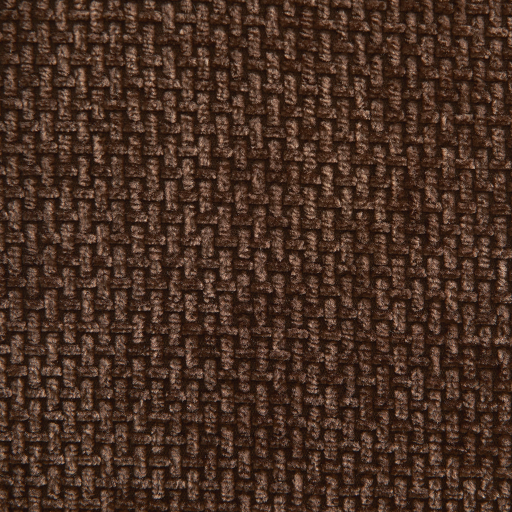CIARA Set of 2 Upholstered Dining Chairs – Brown