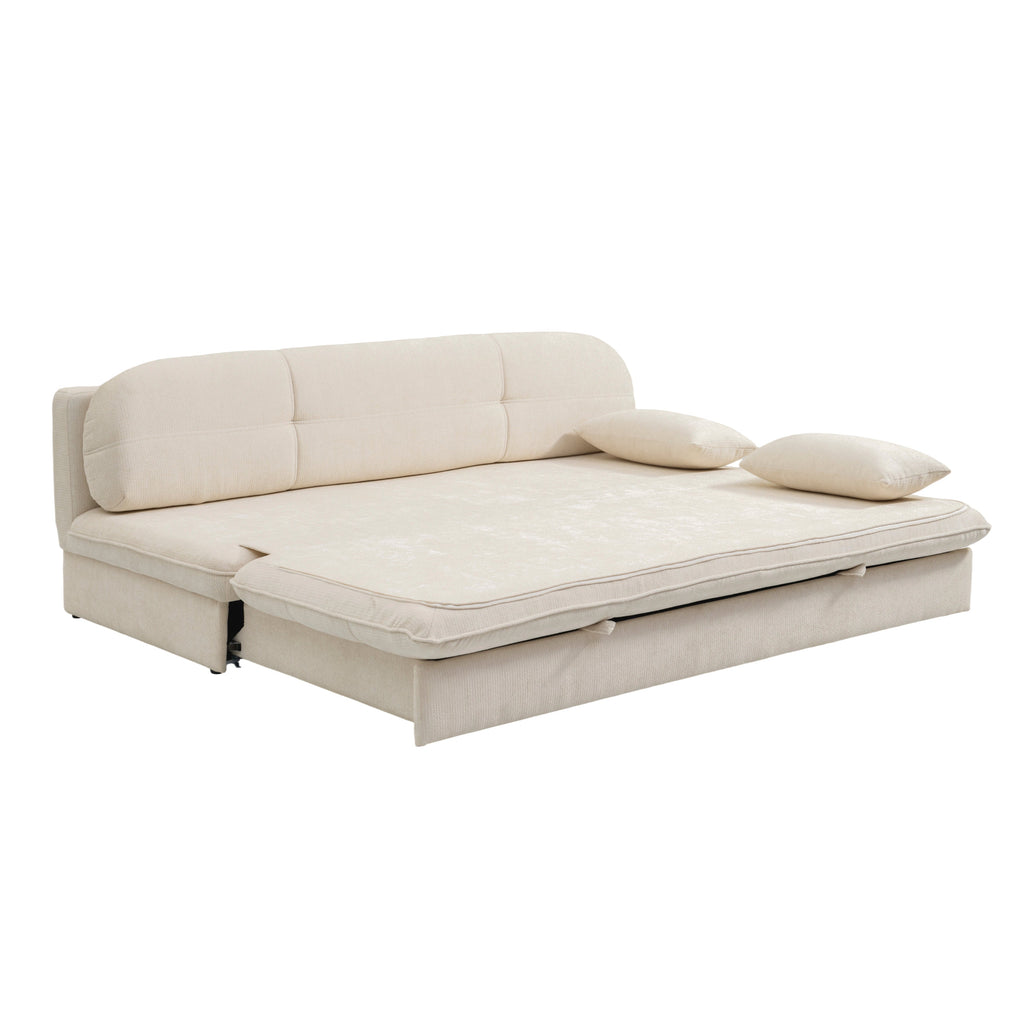 CILA Upholstered Sofa Bench – Beige