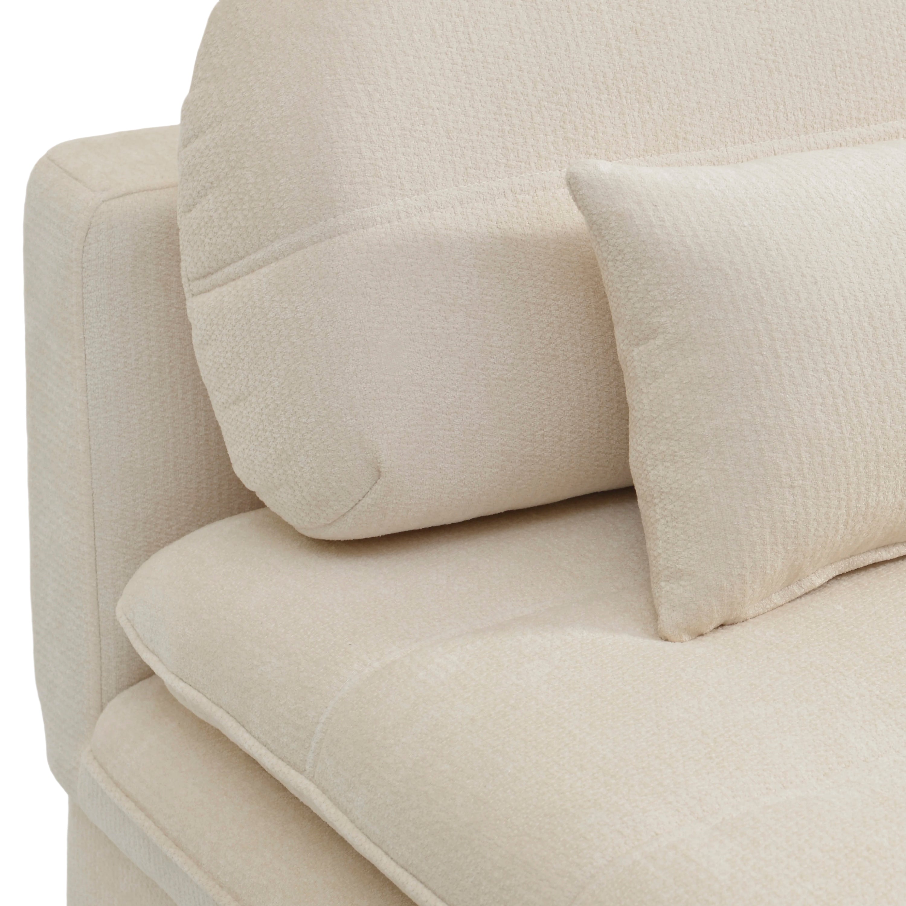 CILA Upholstered Sofa Bench – Beige