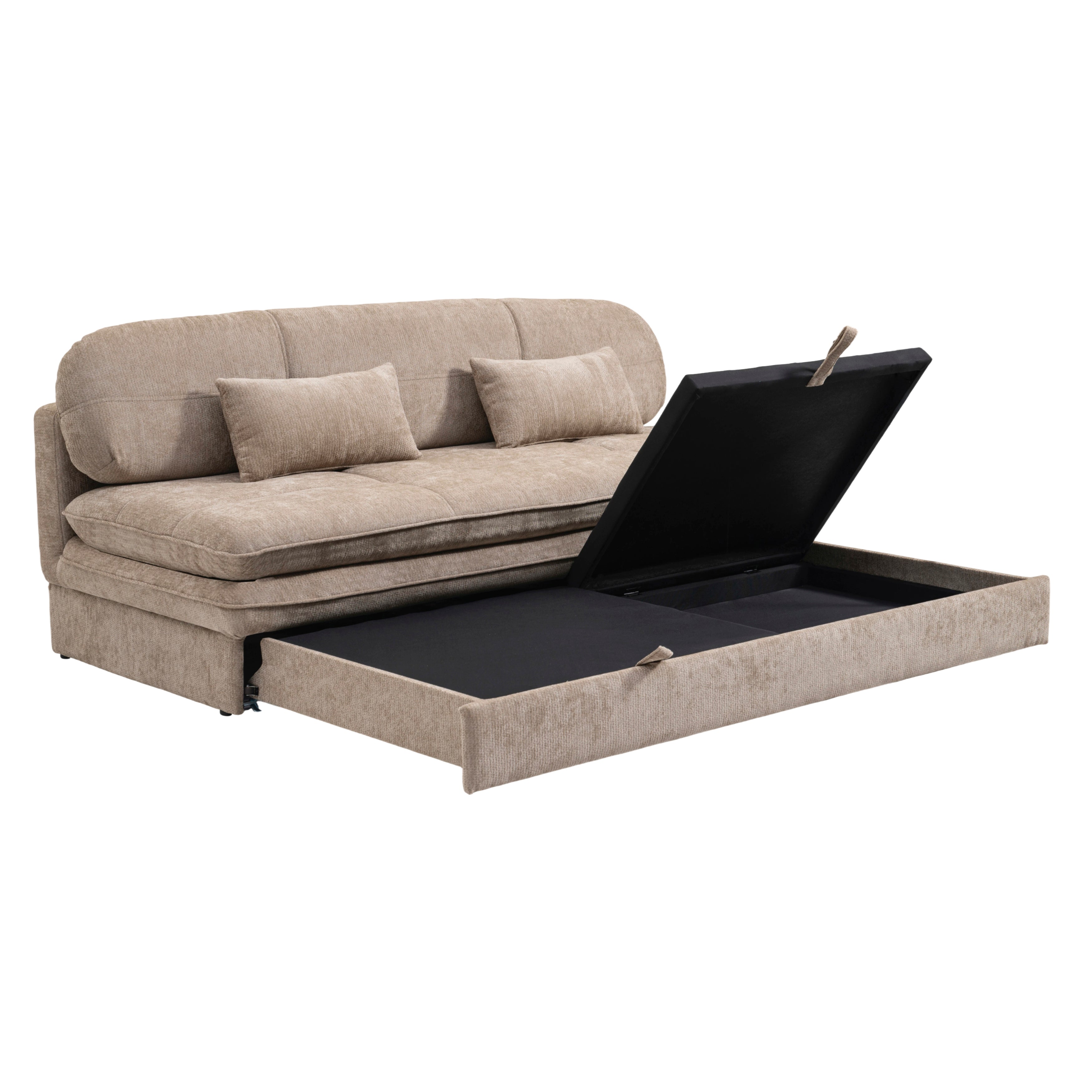 CILA Upholstered Sofa Bench – Brown