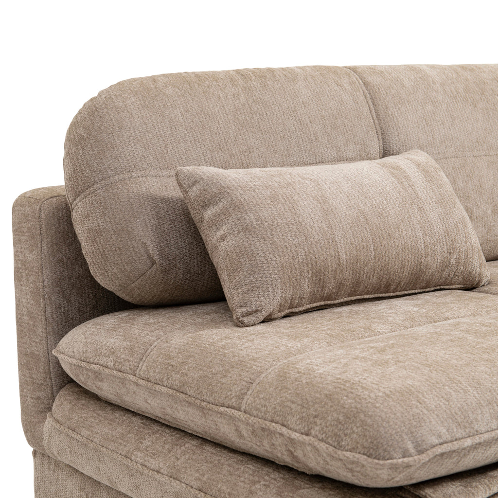 CILA Upholstered Sofa Bench – Brown