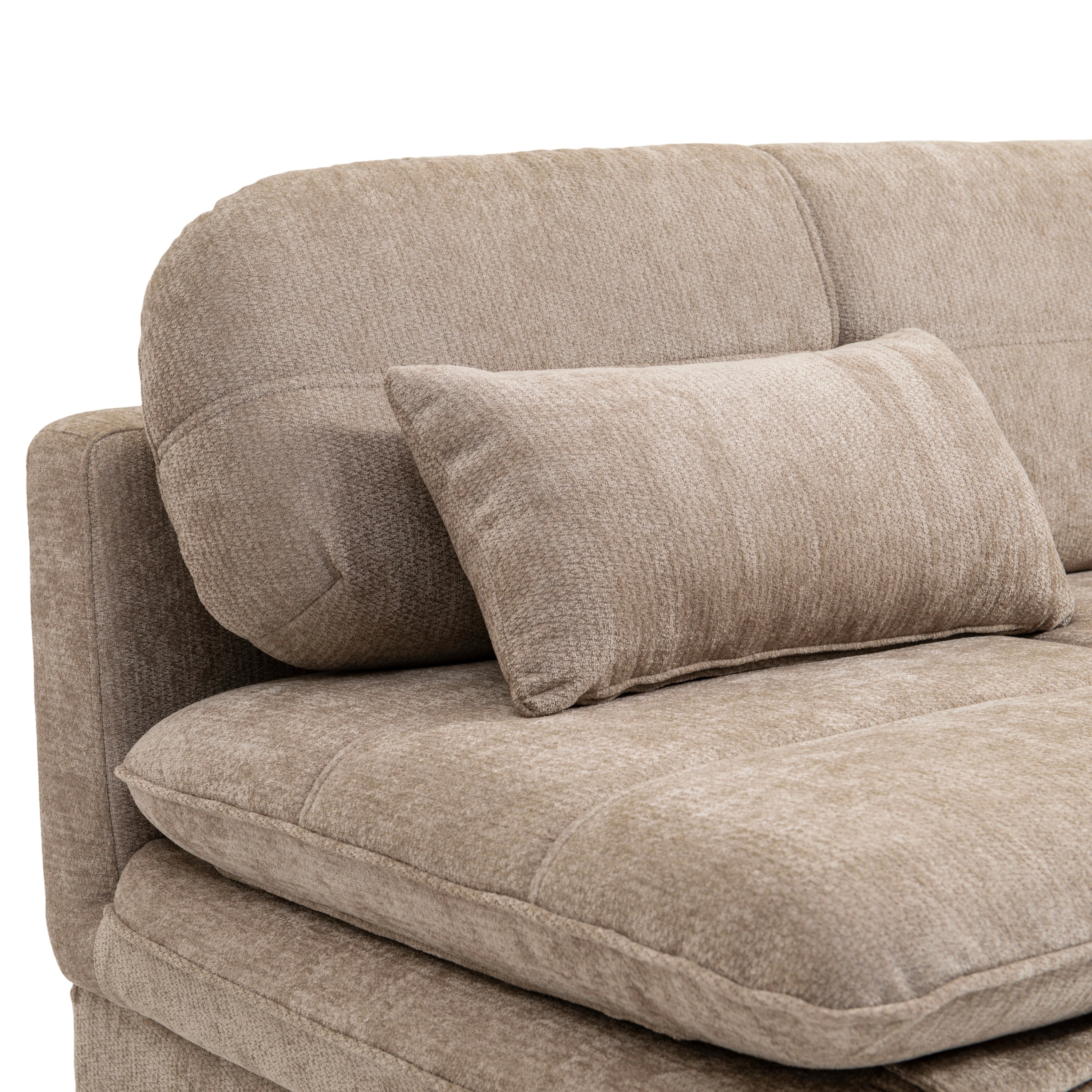 CILA Upholstered Sofa Bench – Brown